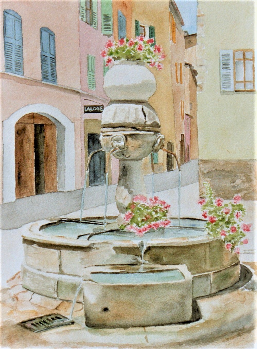 1994-07 - Fontaine de Castellane - cadre 40x50 