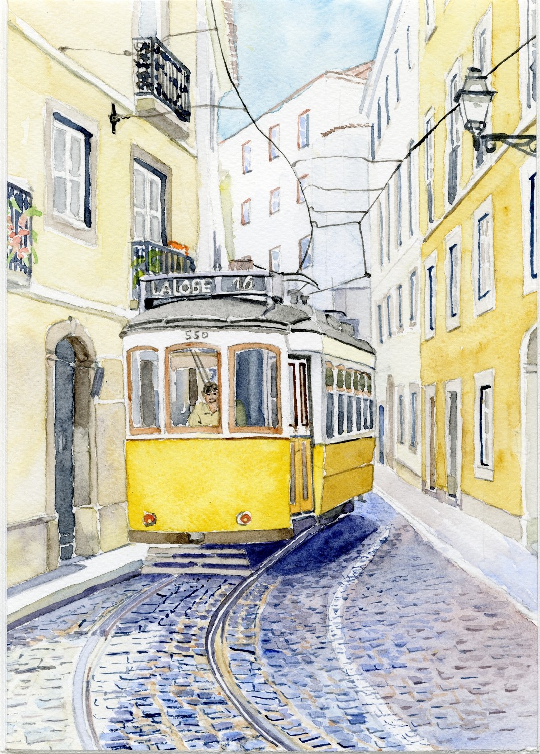 2016-13 - Tramway de Lisbonne - cadre 30x40 S
