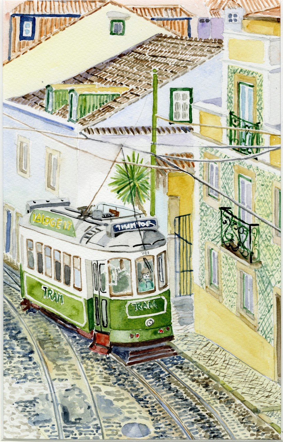 2017-03 - Tramway de Lisbonne - cadre 30x40 S