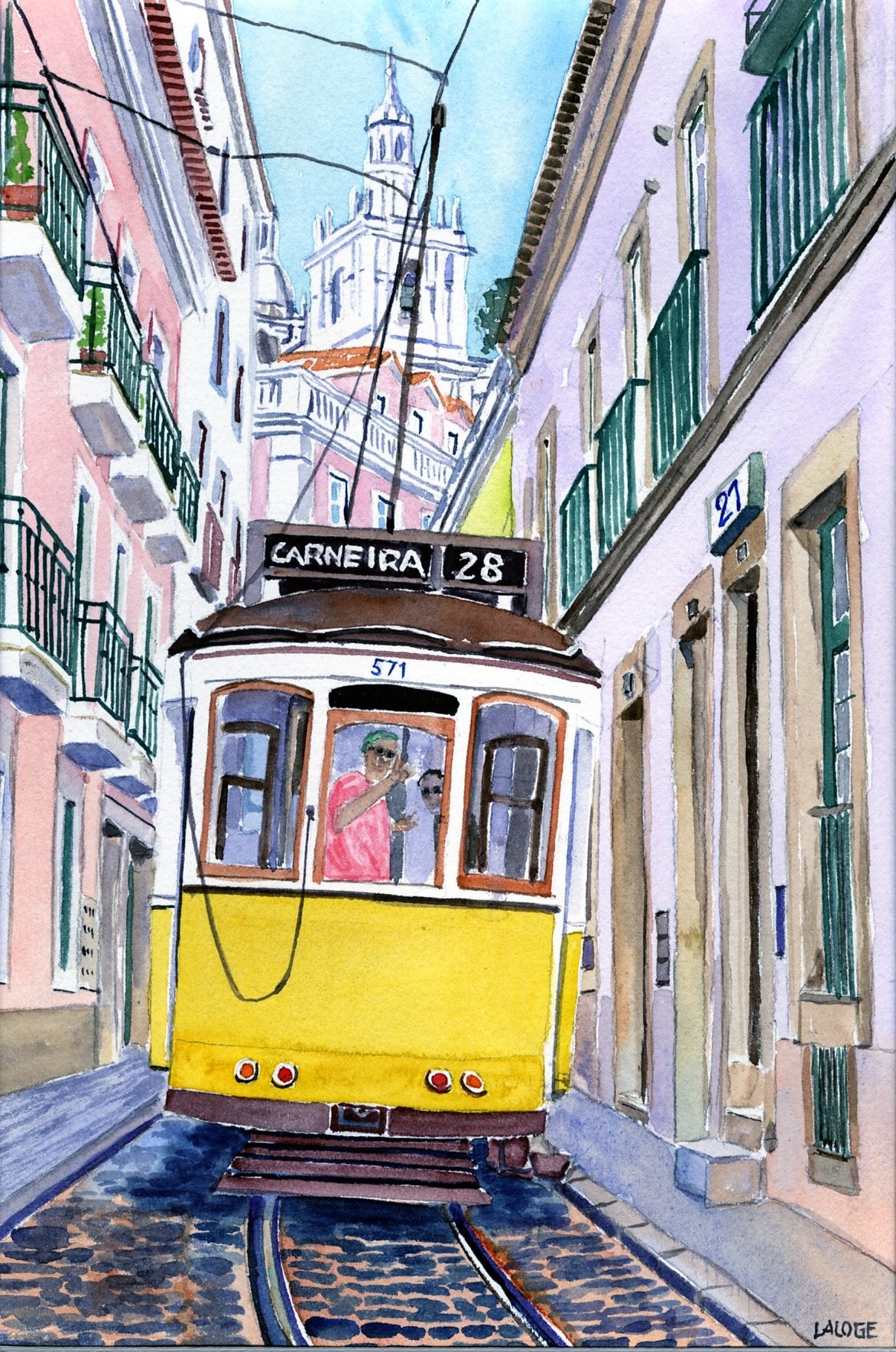 2021-04 - Tramway de Lisbonne - cadre 30x40 S2 