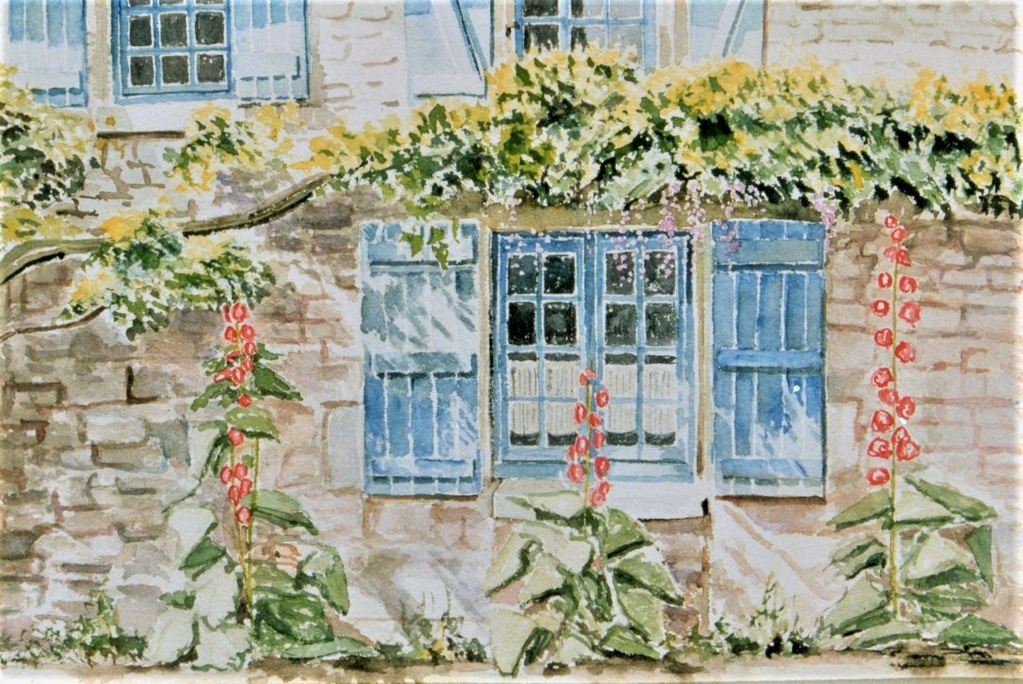 1996-09 - Fenêtre maison Talmont - cadre 30x40