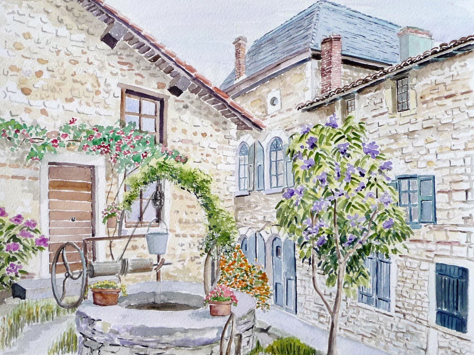 2013-05 - Pérouges - cadre 40x50