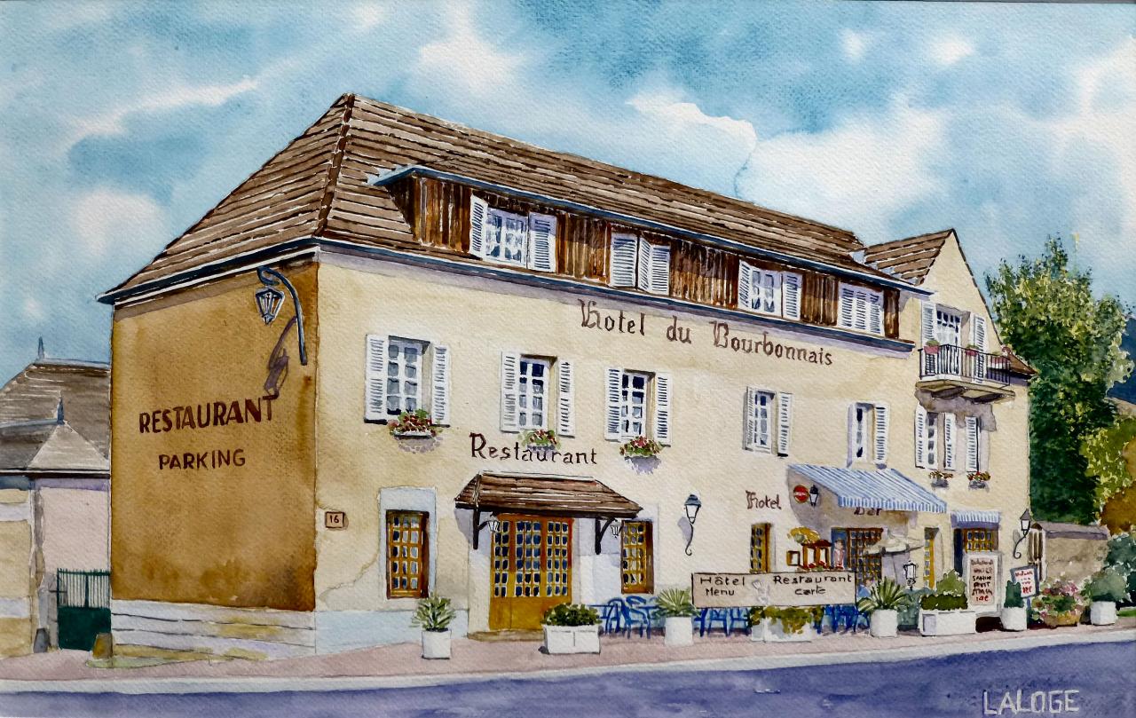 2016-01 - Hotel du Bourbonnais Lapalisse - cadre 50x70