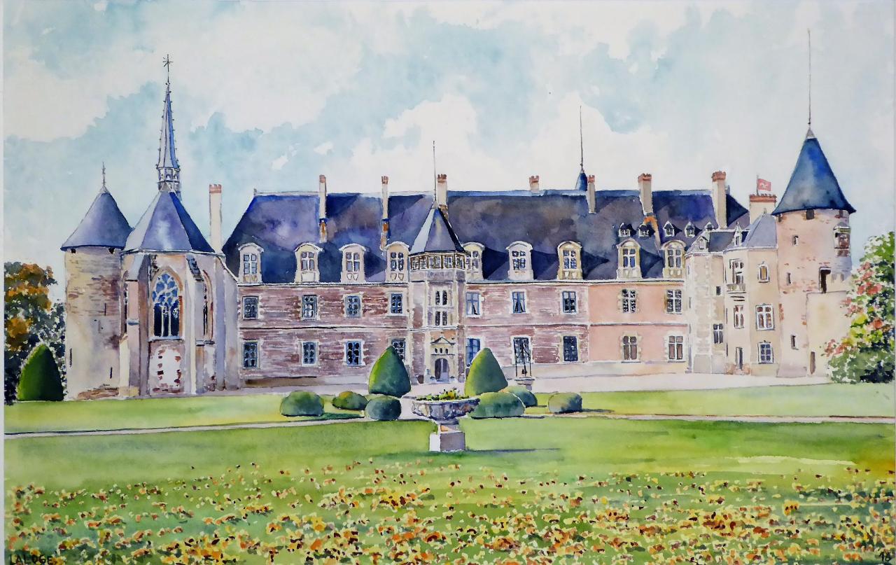 2016-15 - Château de Lapalisse - cadre 50x70