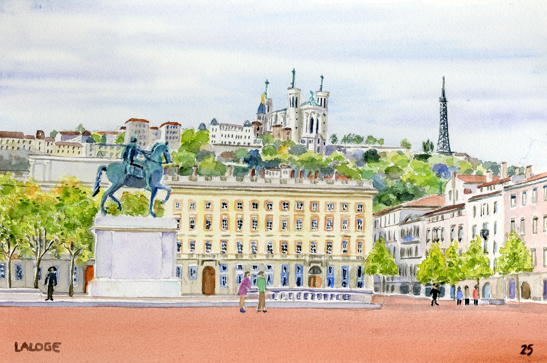 2025-05 - Lyon Place Bellecour - cadre 30x40 - S